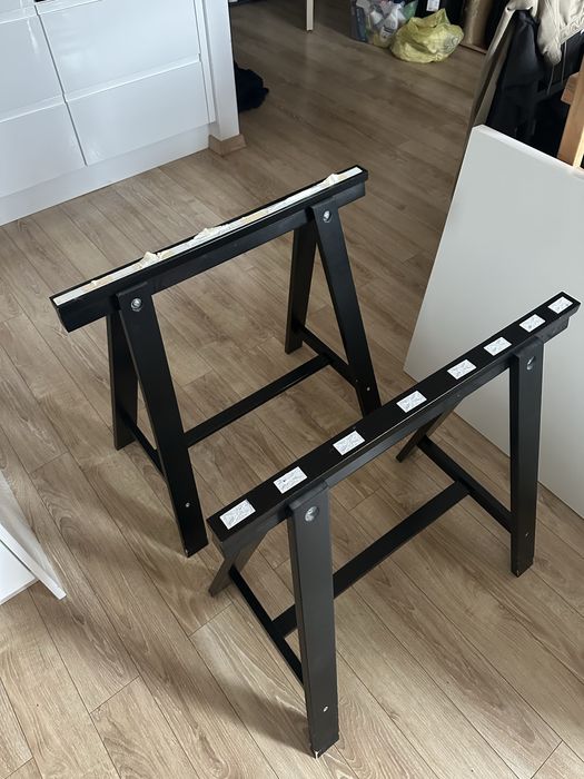 Biurko Ikea Linnmon 150x75 + lampa