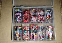 Arte para as unhas (40 nail foil art) + extras