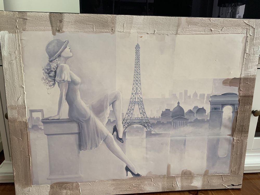 Quadro vintage de Paris