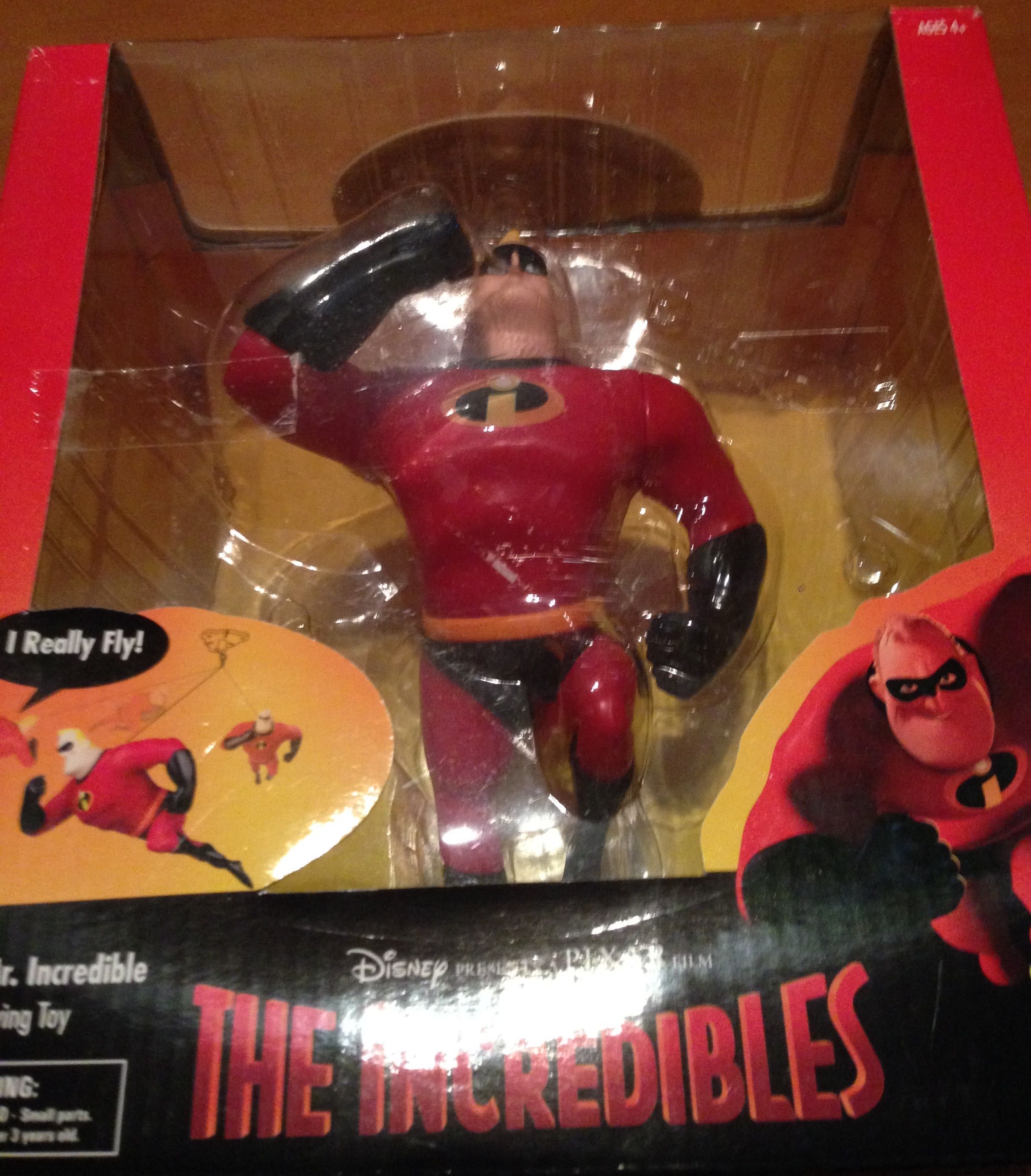 The incredibles, brinquedo novo selado em caixa para prenda