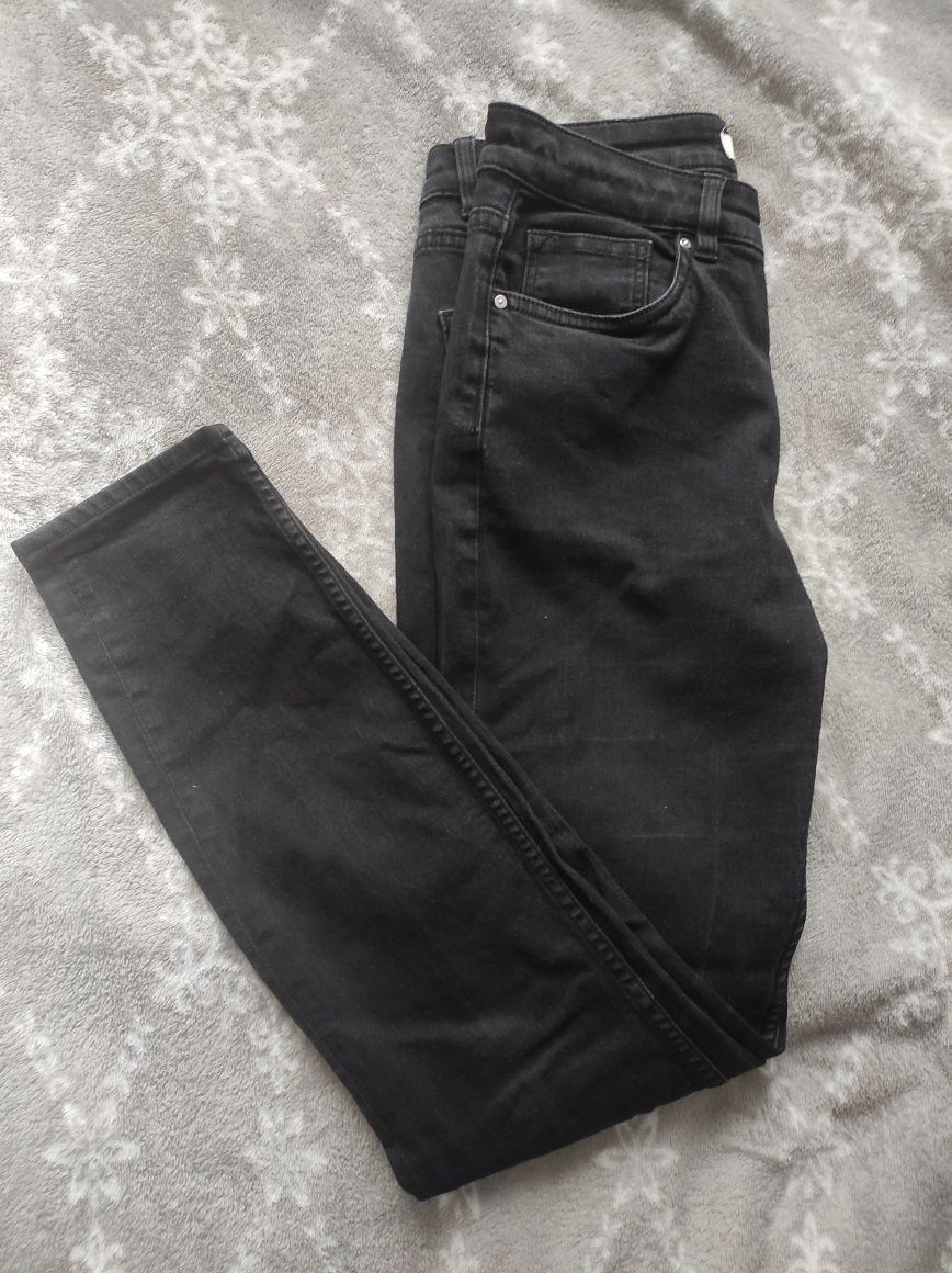 Czarne jeansy H&M 38