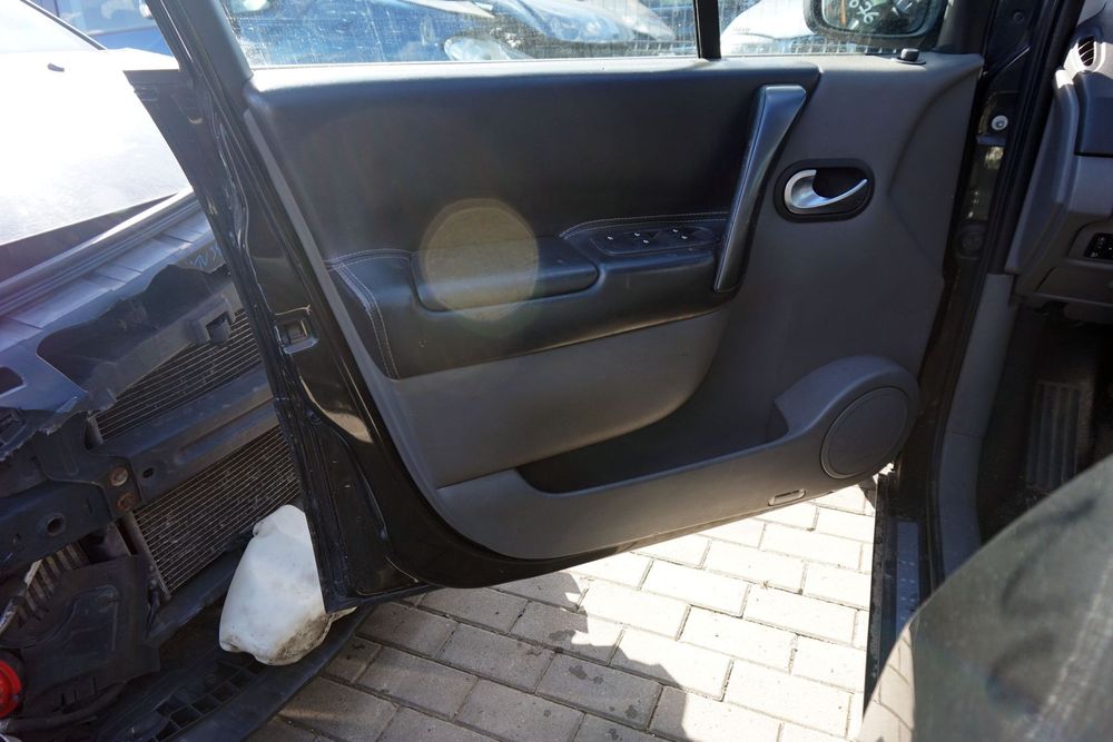 BOCZEK TAPICERKA DRZWI LEWY PRZÓD SCENIC II PH2 LIFT SKÓRA RENAULT 2006-2009