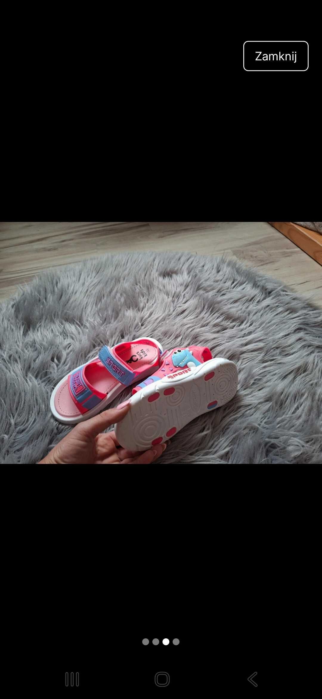 Sandalki dla dziewczynki