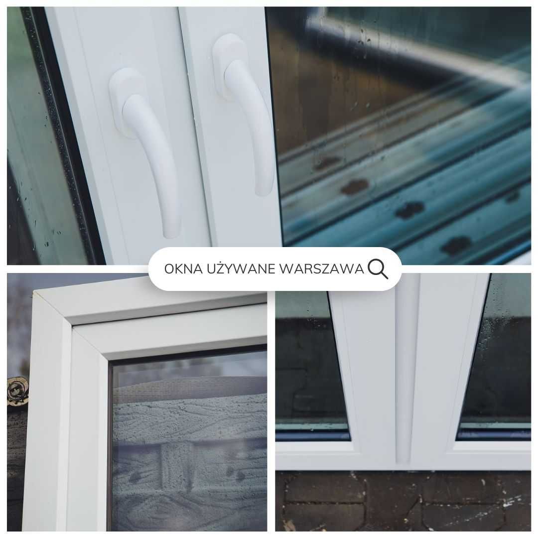 TANIE OKNA Warszawa - 105x140 FIX i inne - Używane PCV - Dowóz