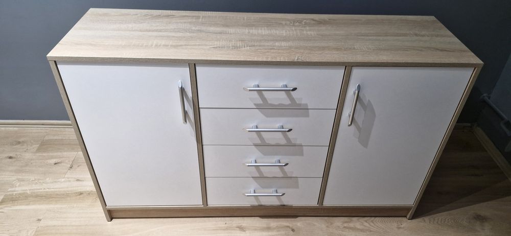 Komoda duża dąb somoma szuflady szafki