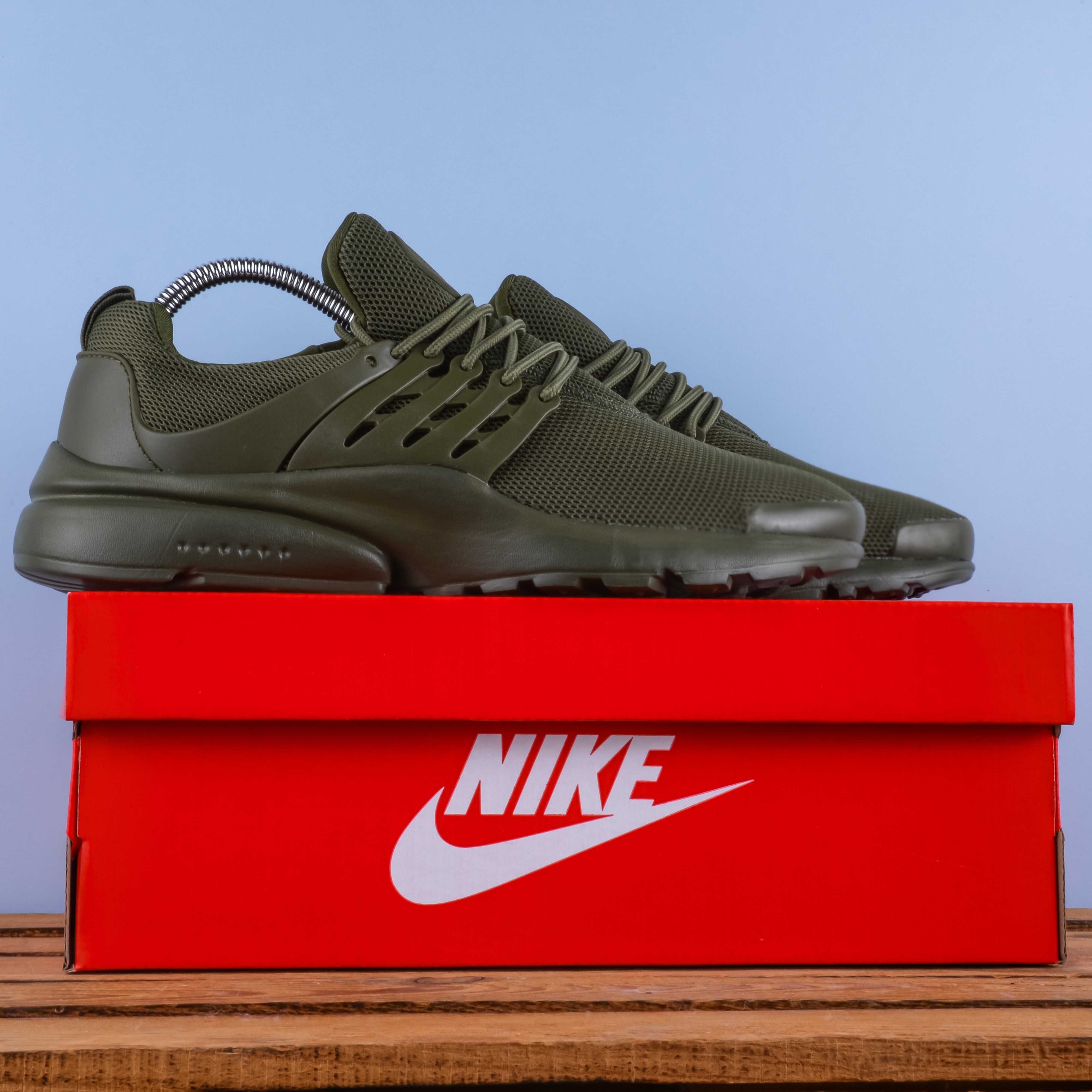 (1773) Чоловічі Кросівки у стилі Nike Presto колір хакі (41-45) найк