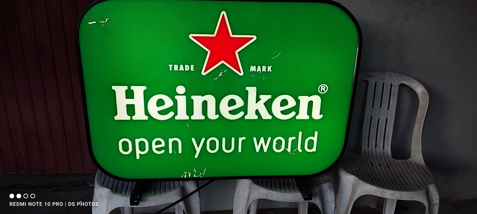 Painéis luminosos Heineken