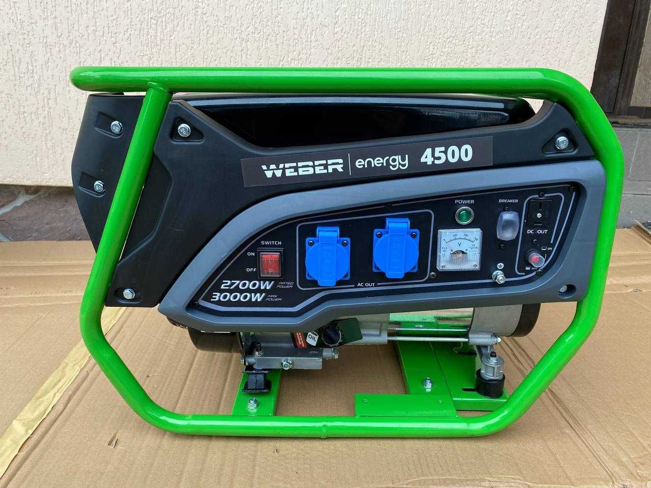 Генератор Weber Energy 4500 AVR / 3кв /однафаза