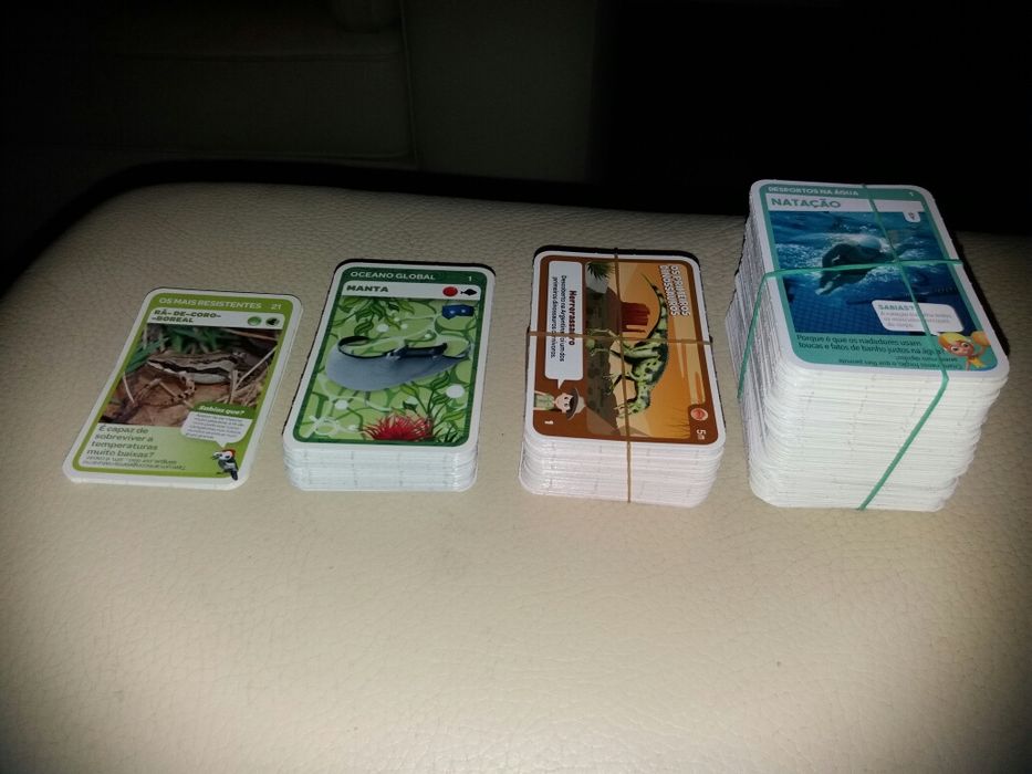 Cartas pingo doce: Super Animais e Super Desportos