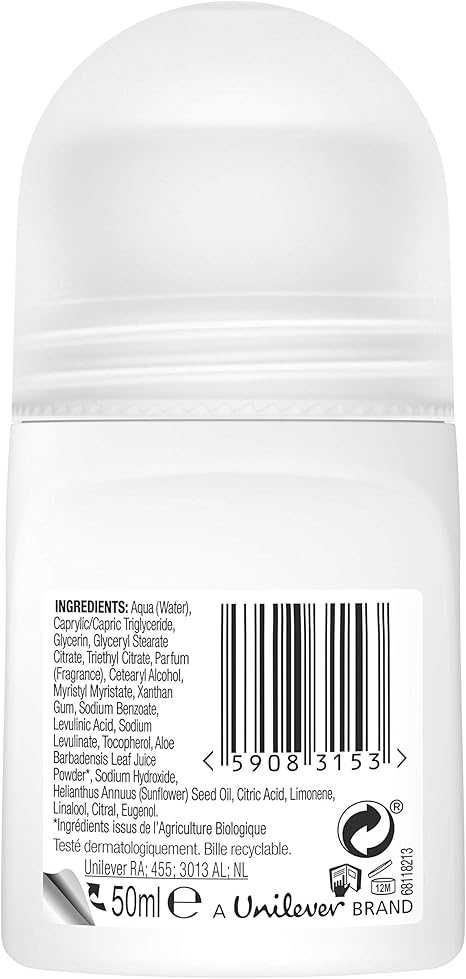 Antyperspirant Dove 50 ml Roll-On Imbir