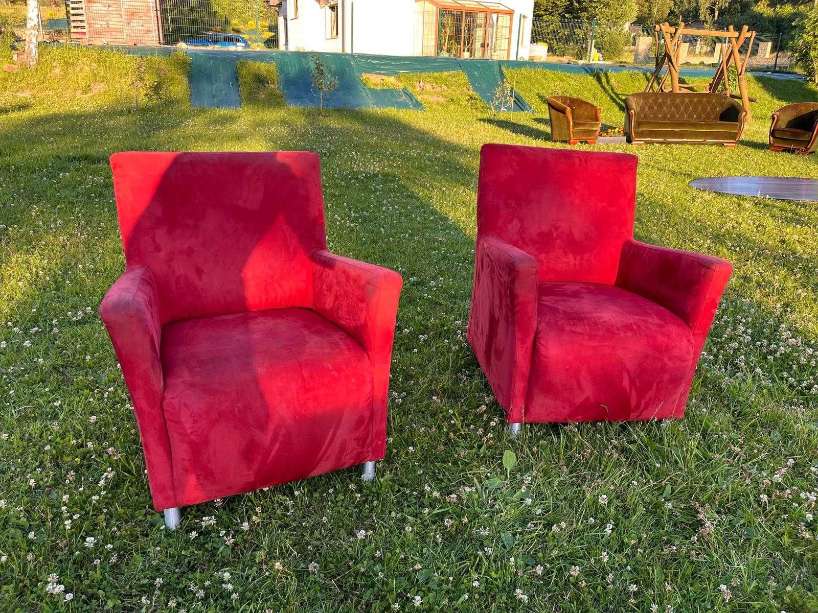 Dwa designerskie francuskie fotele! Fotel uszatek!