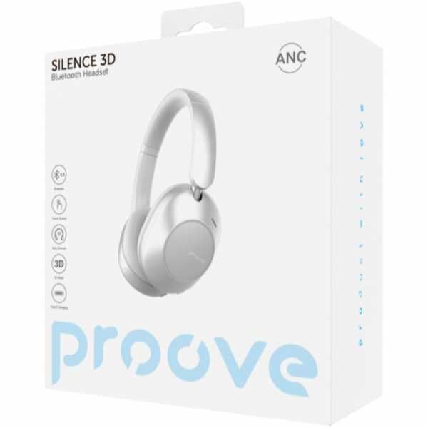 Навушнки Proove Silence 3D with ANC, Light Gray (HPSL3D010003)