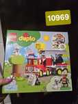 Klocki konstrukcyjne Lego duplo 10969 wóz strażacki interaktywna dźwię