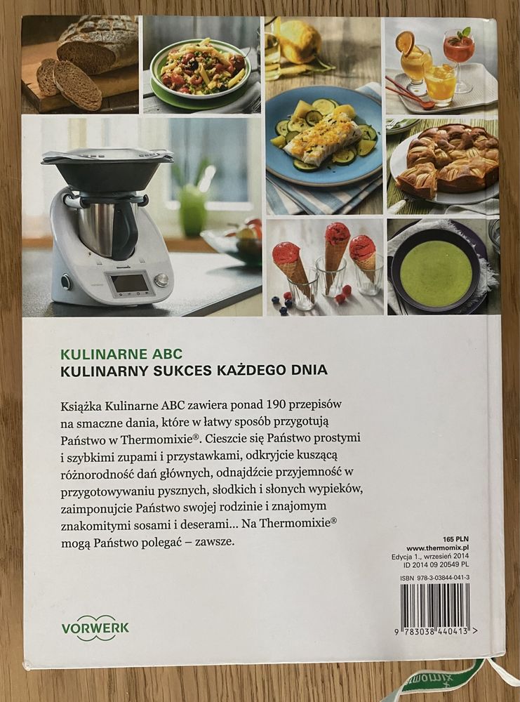 Ksiazka Thermomix TM5 „Kulinarne ABC”