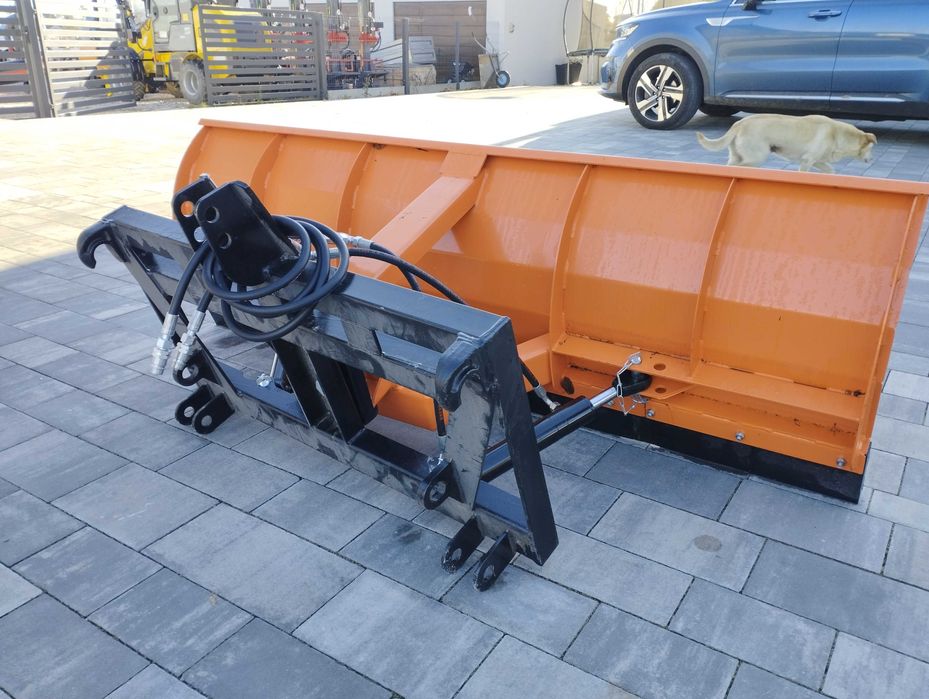 Hydrauliczny pług śnieżny proszkowo malowany TUZ+Euro 2w1 Raty