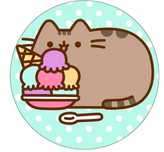 opłatek na tort kot pusheen 20cm