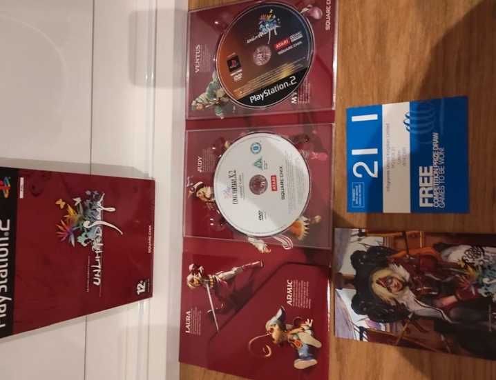 Unlimited Saga Deluxe PAL PS2 (completo com manual e postal)