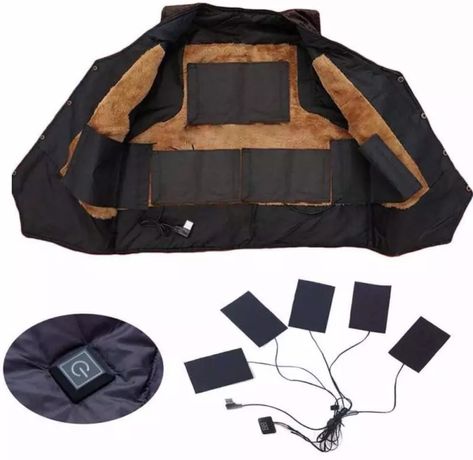 Комплект элементов автономного эл. нагрева жилета, куртки 5-в-1