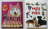 Książki dla dzieci encyklopedia ,,Mój Pies" oraz ,,Wszystko o psach"