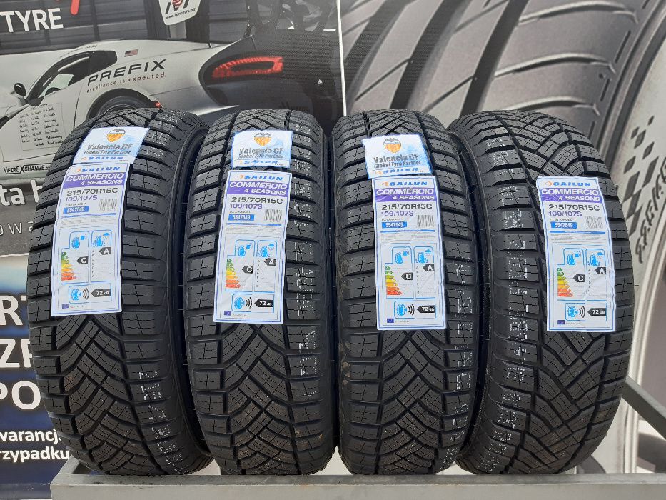 2xOpona Wielosezonowa 215/70 R15C 109S Sailun Commercio 4s Ducato