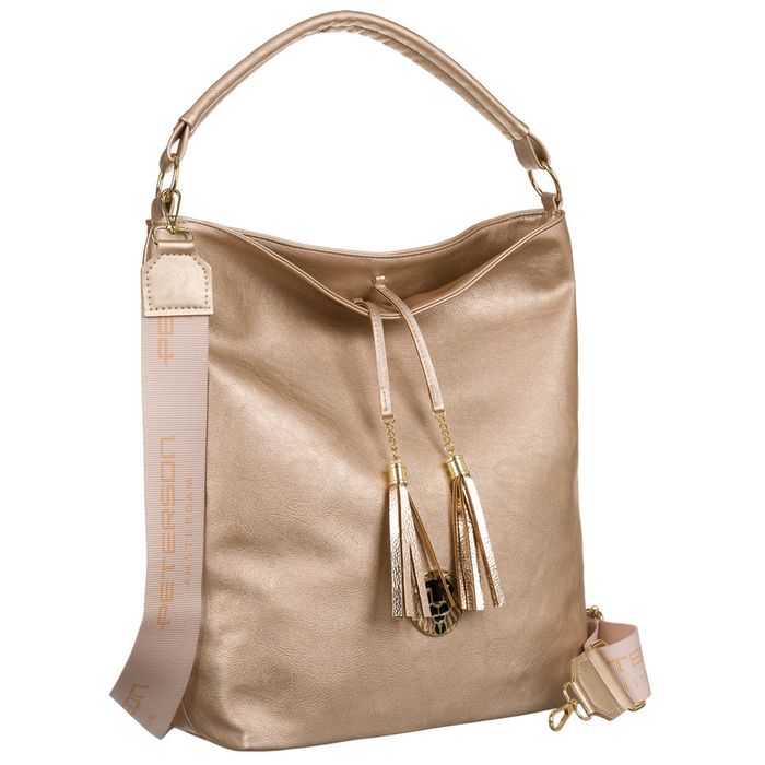 duży shopper a4 z szerokim paskiem - peterson