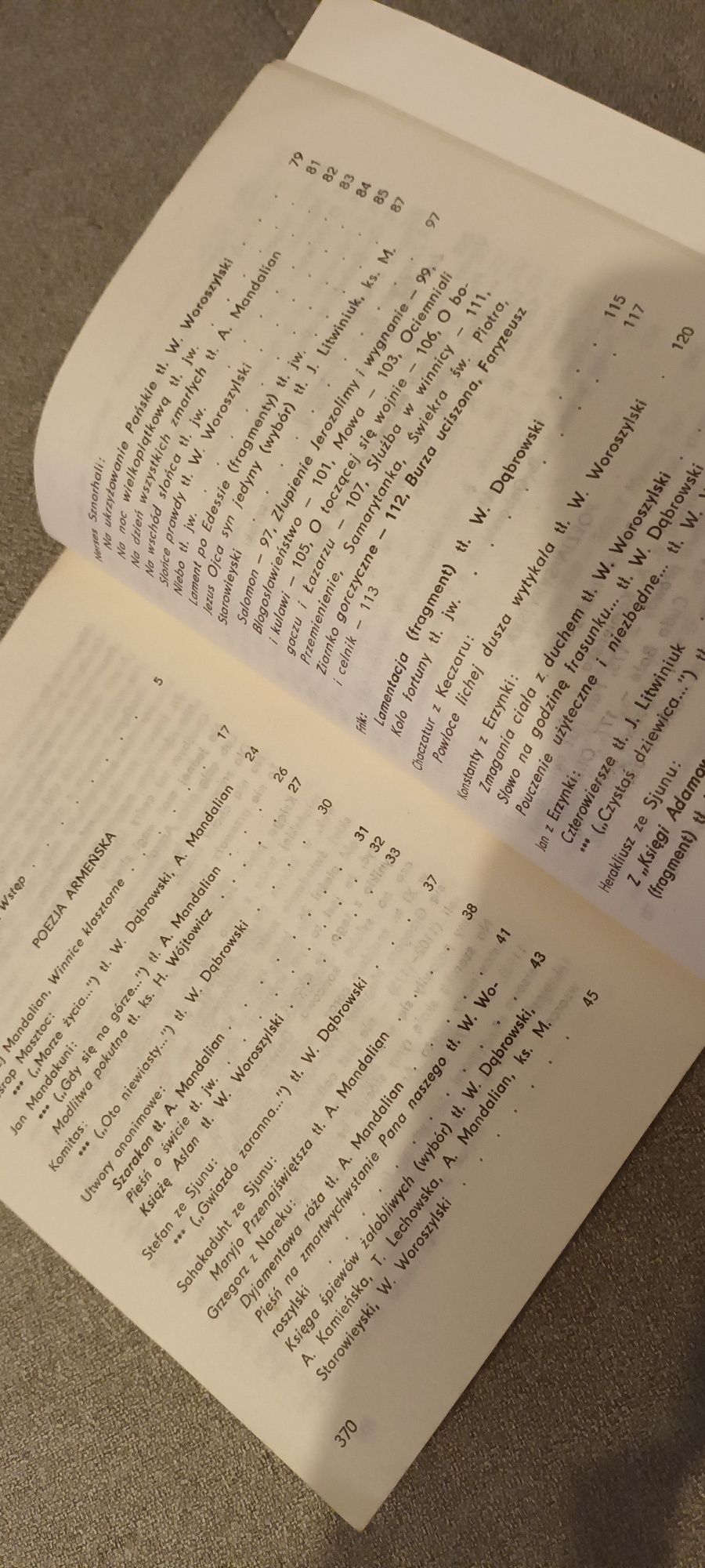 Muza chrześcijańska / ks. Marek Starowieyski / poezja armeńska,