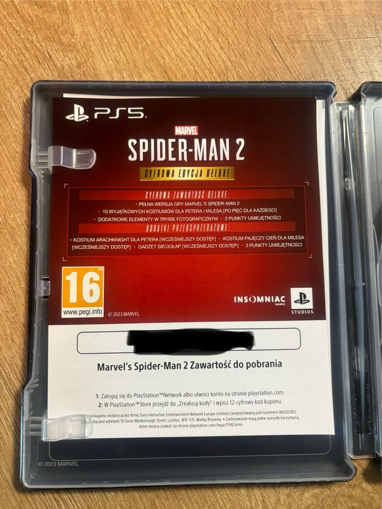 Nowa Gra Spider-man 2 Steelbook PS5