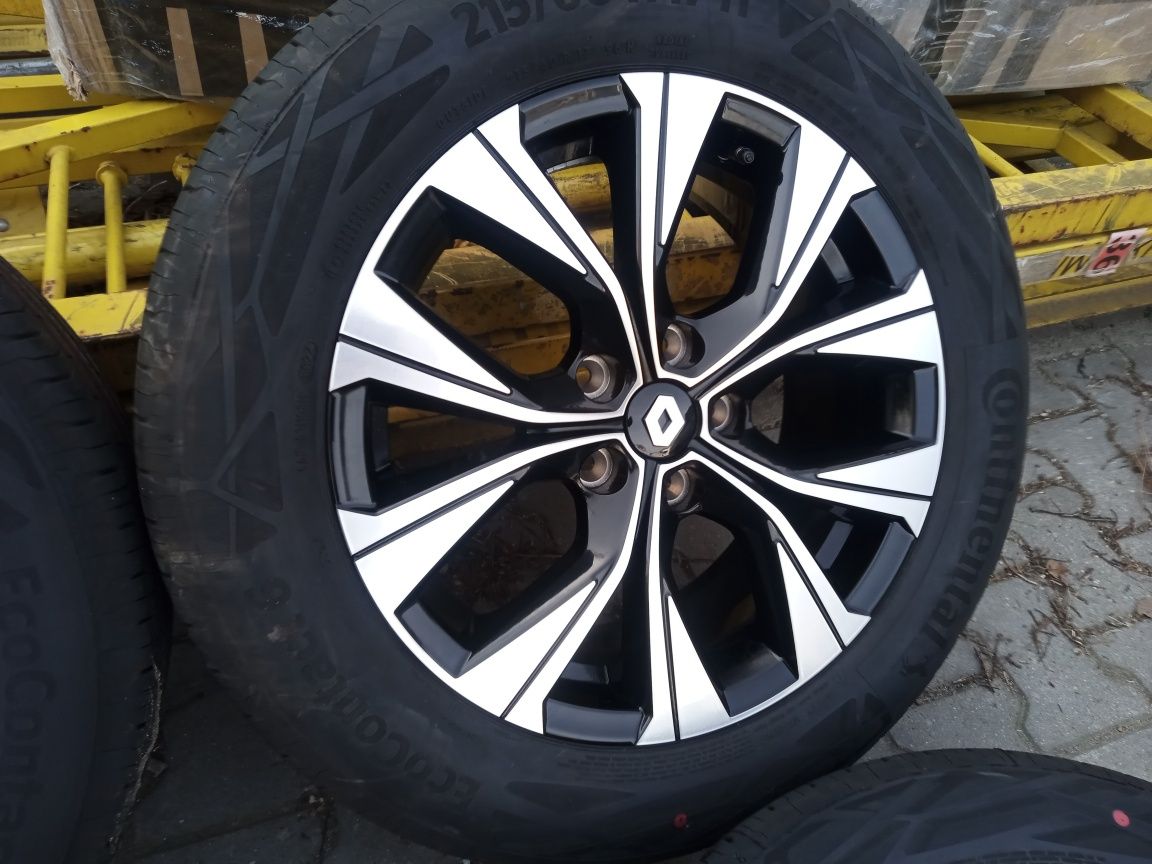 Koła letnie aluminiowe 17 Renault  Captur 2 Arkana  215/60R17 Continen