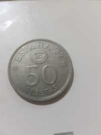 50 pesetas de 1980