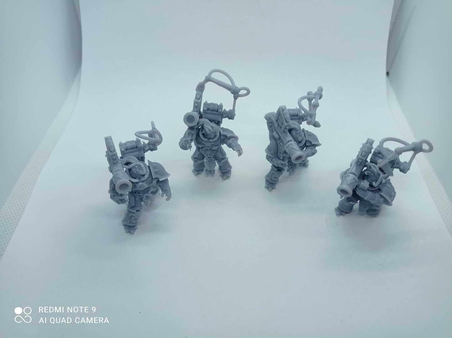 Model Chaos Marines heavy weapon rocket Warhammer 40k druk 3D