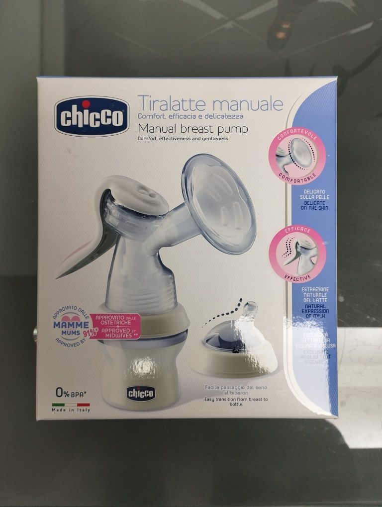 bomba chicco manual natural feeling