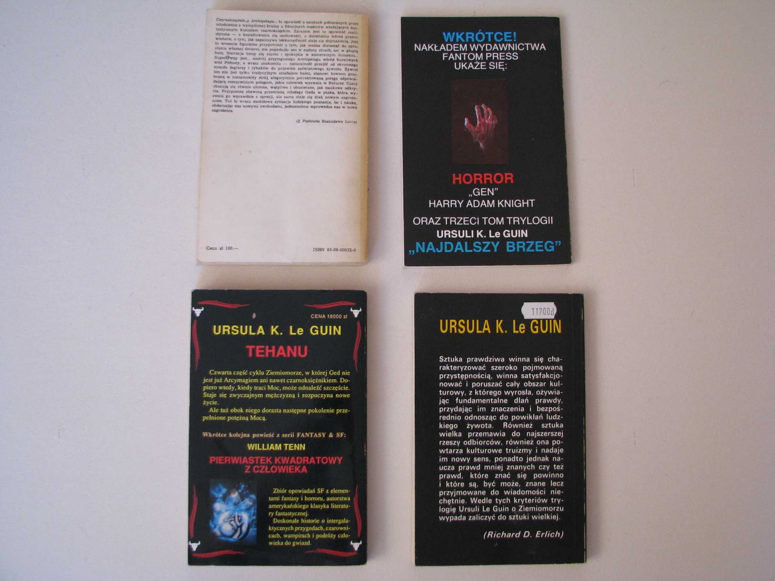 Ursula K. Le Giun – cykl Ziemiomorze – tom 1-4 Wydanie I
