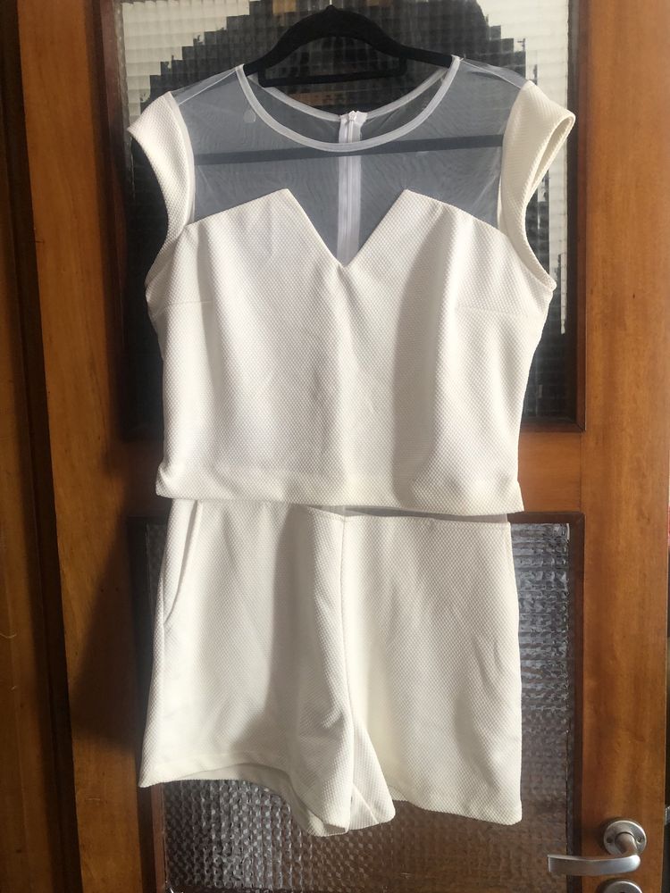 Macacao branco tamanho l