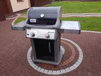 Grill gazowy weber żeliwo duży