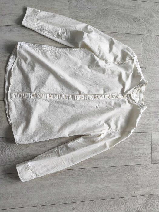 Koszula męska biała stójka sinsay rozmiar L