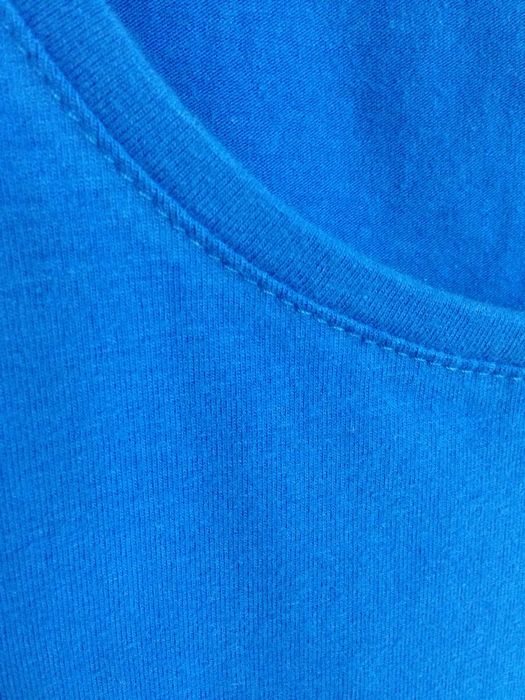 Nowy, niebieski top; koszulka bez rękawów; bluzka Top Secret; XS/S