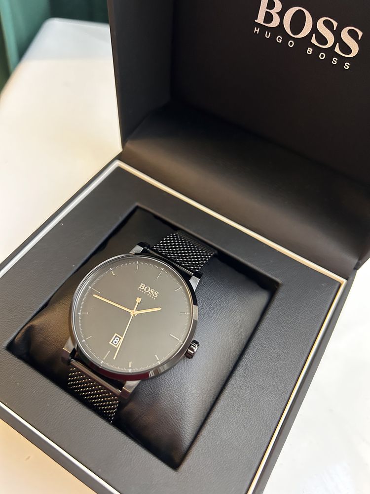 Zegarek Hugo Boss nowy czarny męski oryginaln