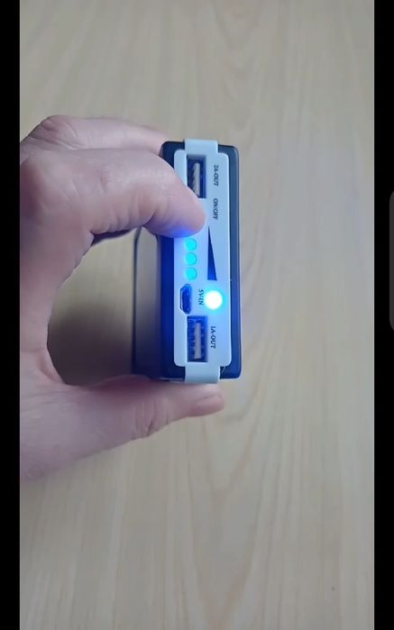 Корпус power bank 5x18650 рожевий