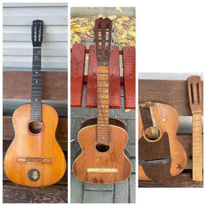 Гітара 6 струн часів СРСР під реставрацію