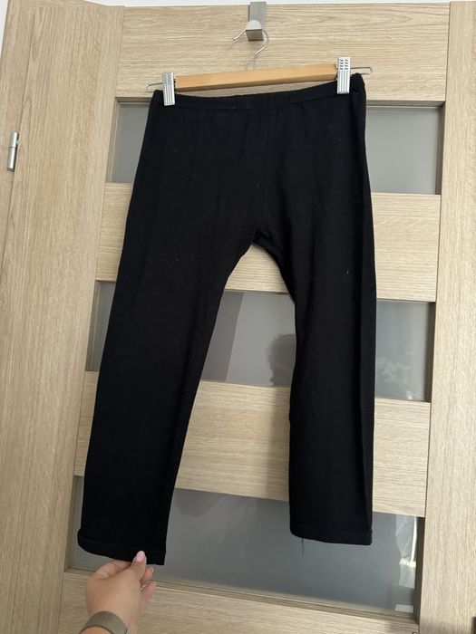 Czarne leginsy 3/4 7/8 rozmiar L / XL