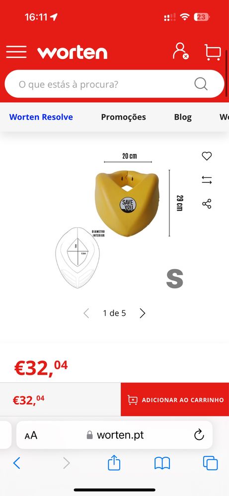 Bóia Flutuante para Pescoço Saveyou