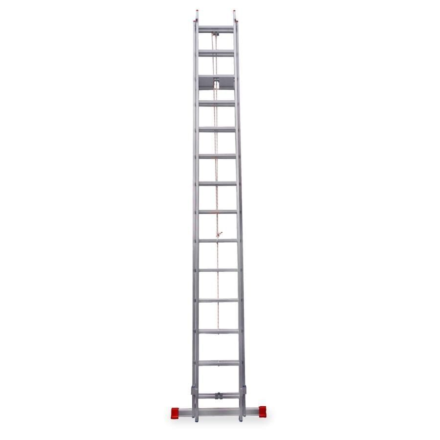 Escada tripla 4+4+4 com corda de elevação (pagamento só na entrega)