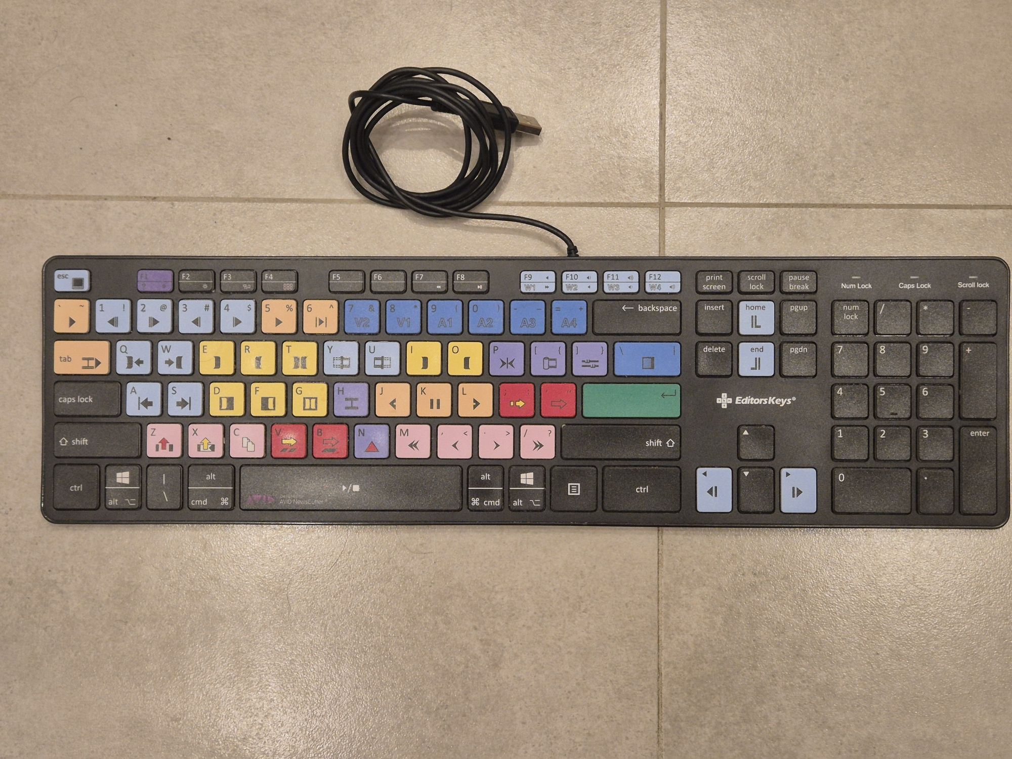 Klawiatura do montażu Avid Media Composer
