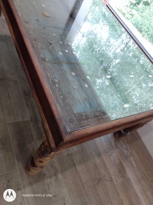 Stół Indie rustykalny piękny drewniany stary