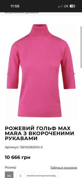 Жіночий гольф від Max Mara, оригінал