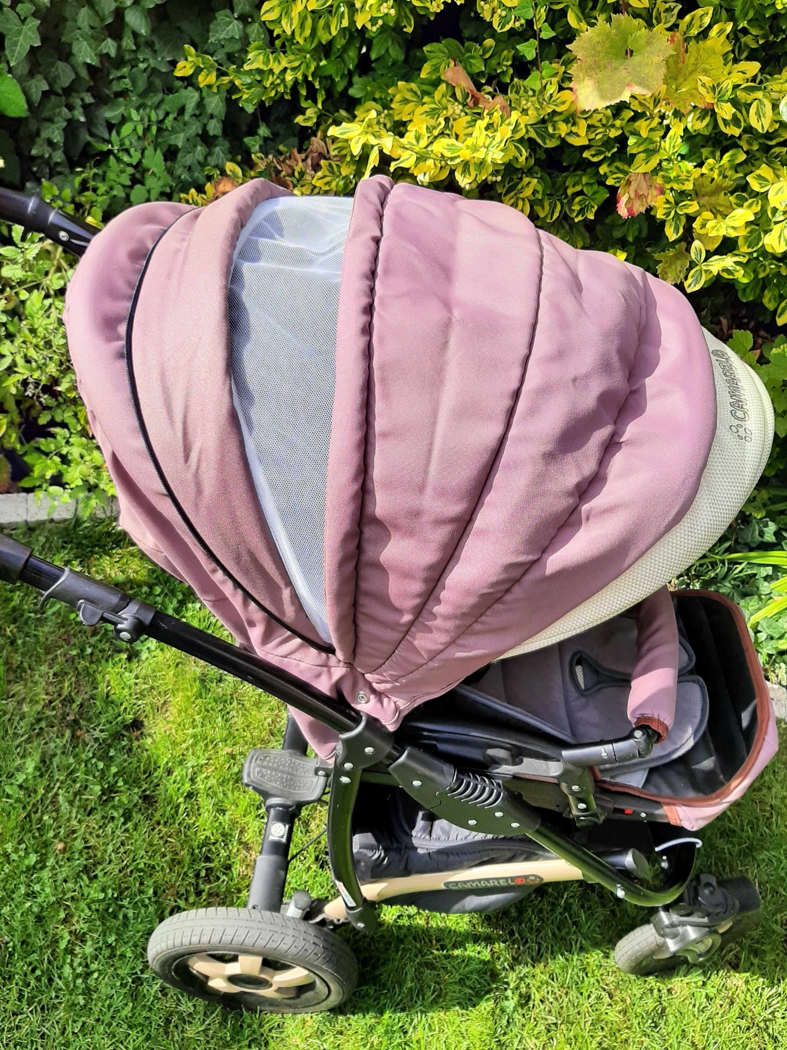 Wózek, spacerówka, parasol, siatka przeciwko owadom - Camarelo