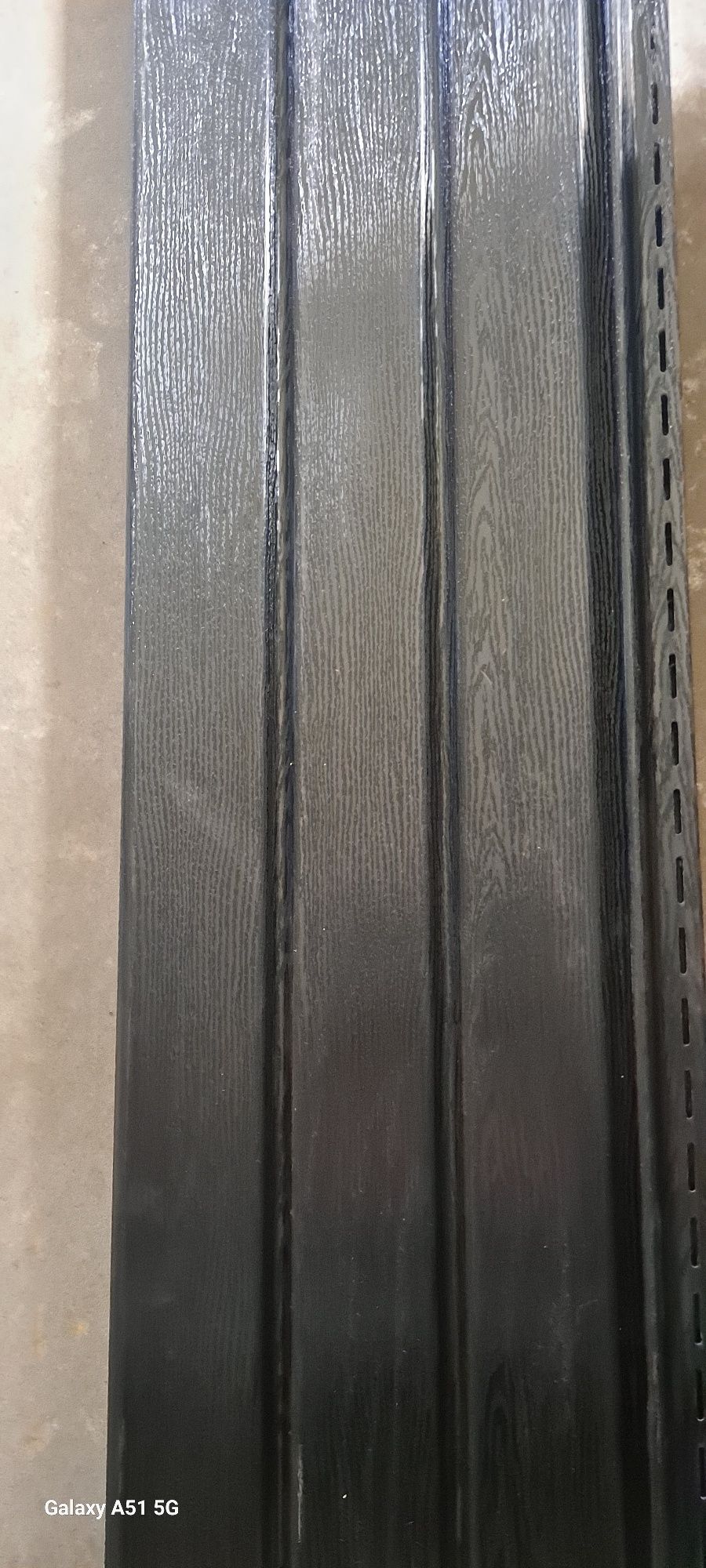 Podbitka PCV kolor czarny ral 9005 Budmat