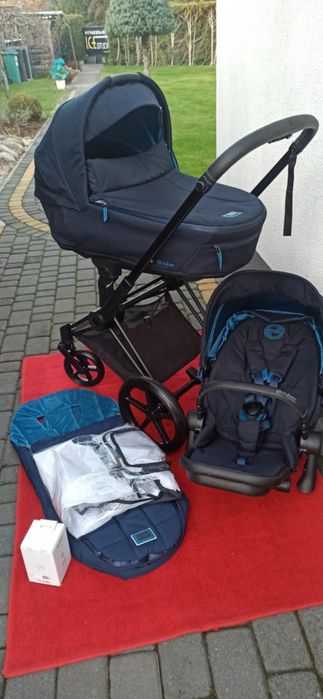 Cybex priam 4.0 nautical blue 3w1 idealny stan !
