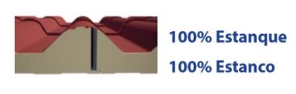 Painel sandwich Imitação de telha - Desde 20,50€