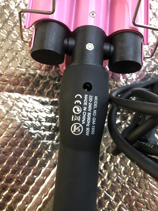 Плойка для волос тройная Geemy 1956 90w